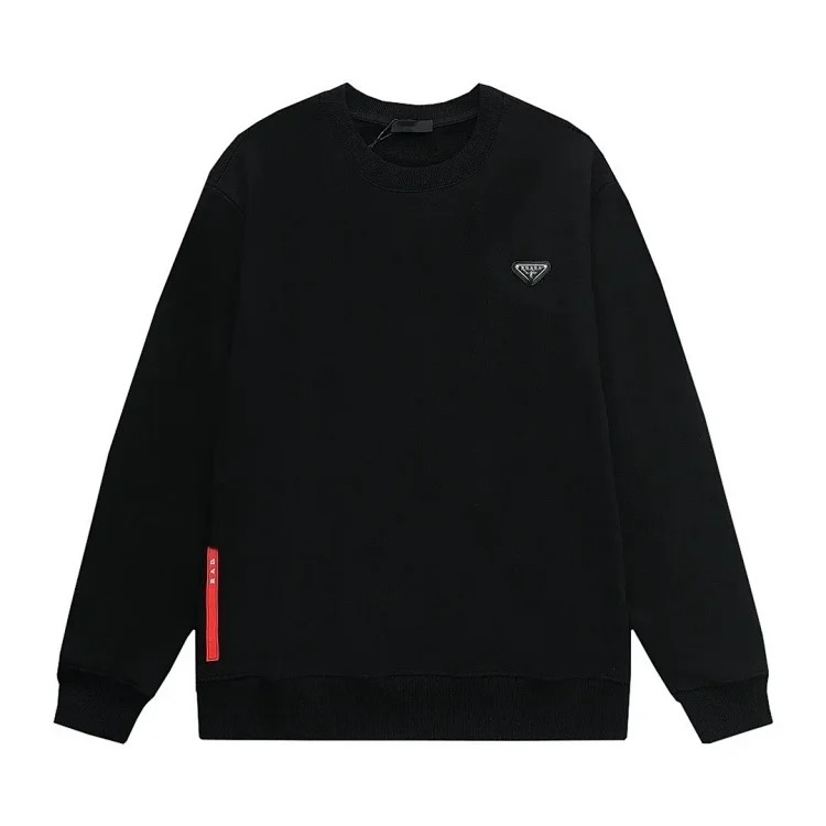 Correct version.Pulajia 24 series triangle label autumn and winter new Pujia high men's and women's long-sleeved T-shirts and sweatshirts