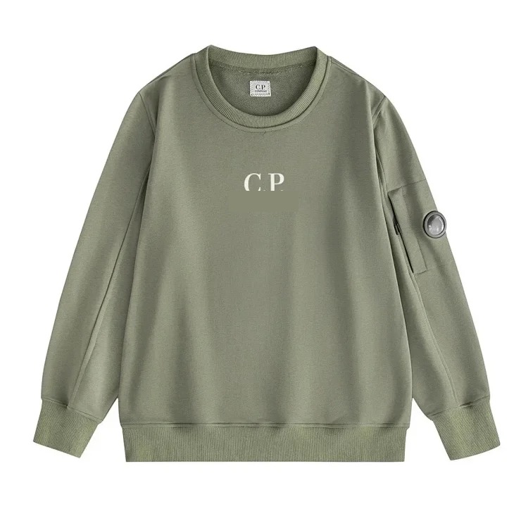 Casual loose round neck lens pullover sweatshirt