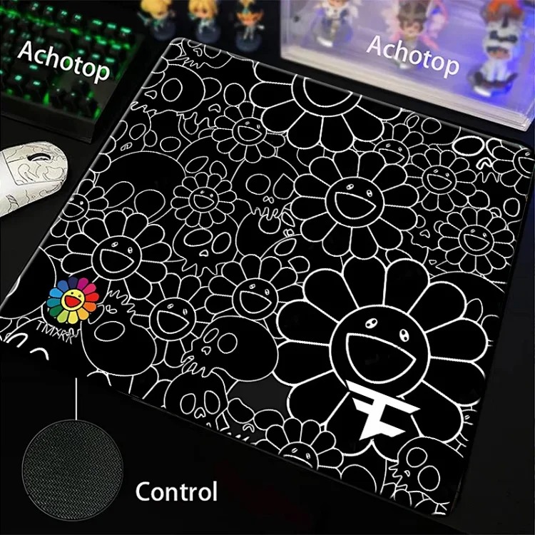JS. Sunflower mouse pad extra large game e-sports national style wrist pad FPS table pad for men to eat chicken and mouse pad plus