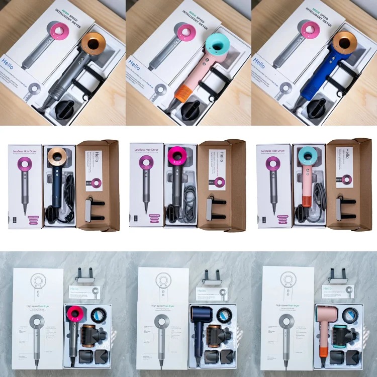 Brushless motor hollow hair dryer