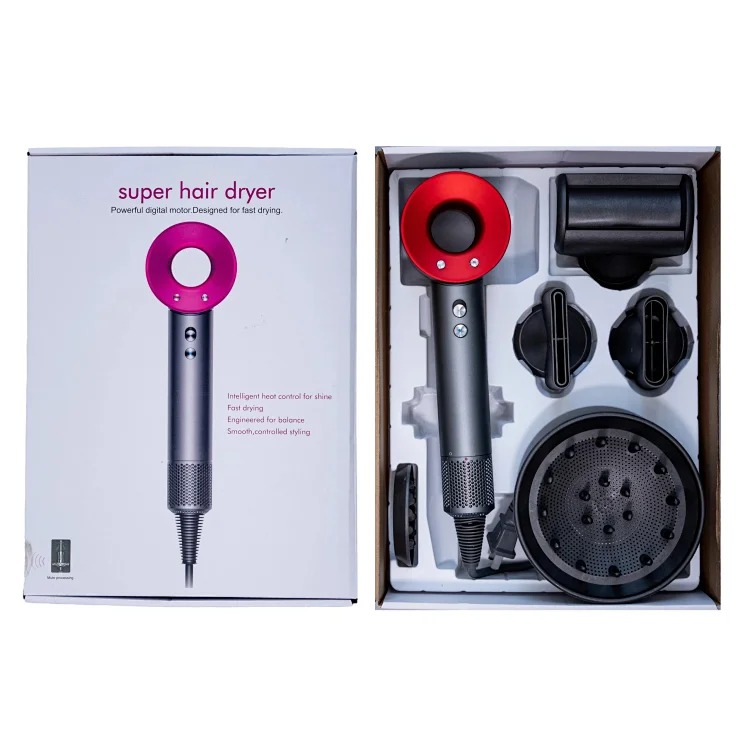 Brushless motor hollow hair dryer