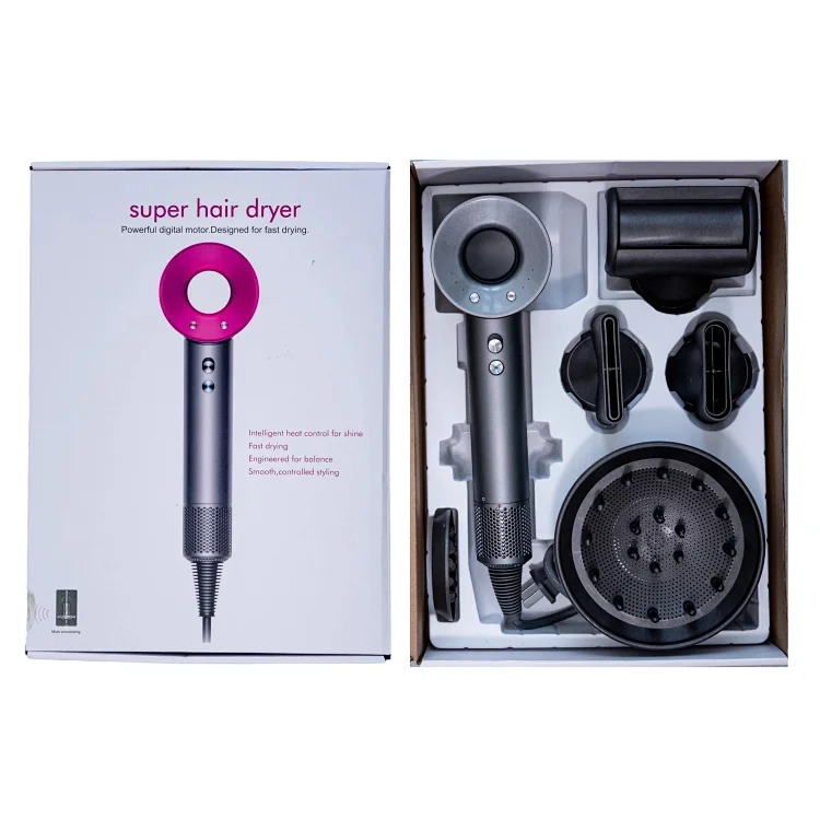 Brushless motor hollow hair dryer