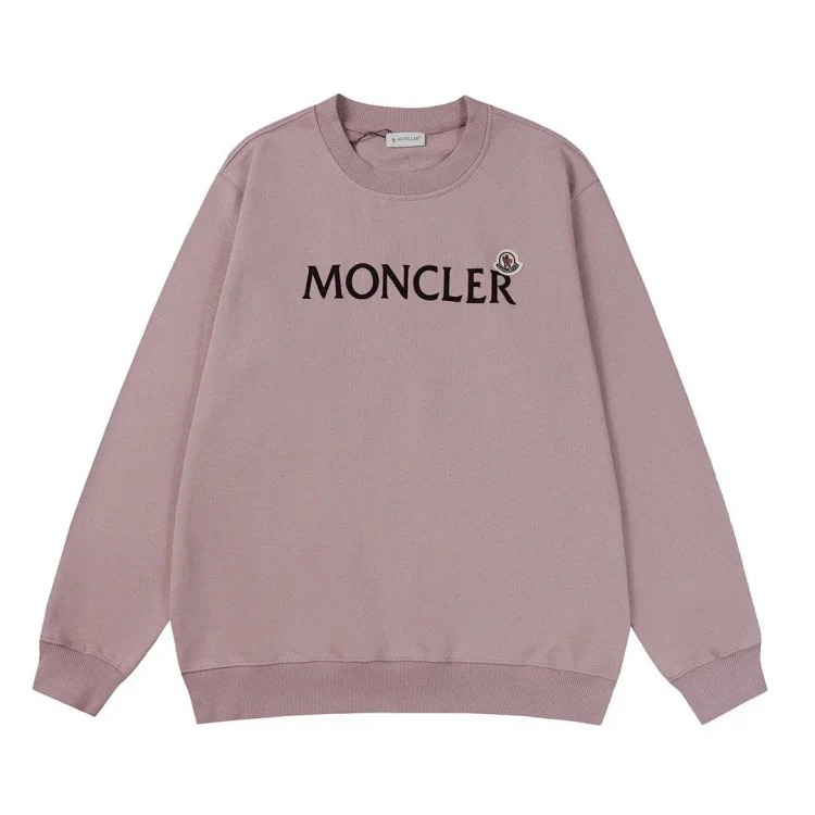 Autumn and winter new European and American original M Mengjia LOGO men's and women's round neck fashionable velvet thickened Chinese cotton long-sleeved sweatshirt