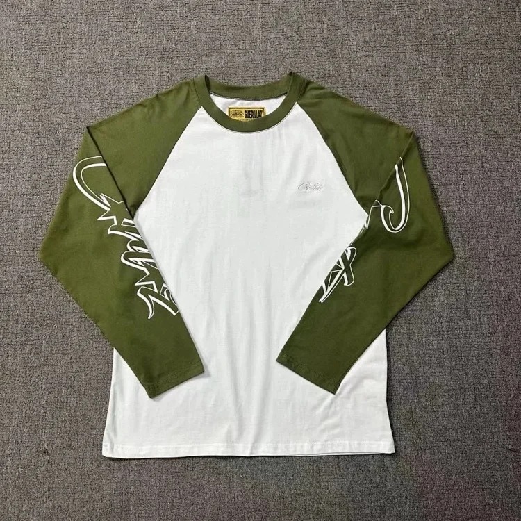 Cross-border foreign trade Corteiz Alcatraz waffle long-sleeved T-shirt 5th anniversary casual and versatile American couple trend