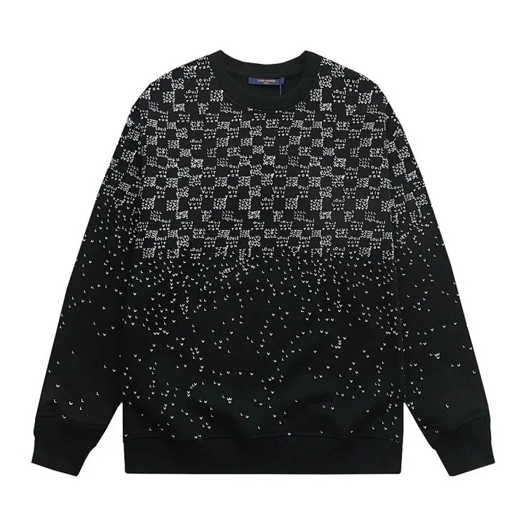 L fashion round neck sweatshirt