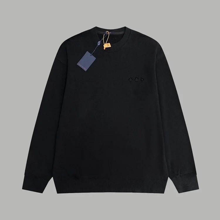 L fashion round neck sweatshirt
