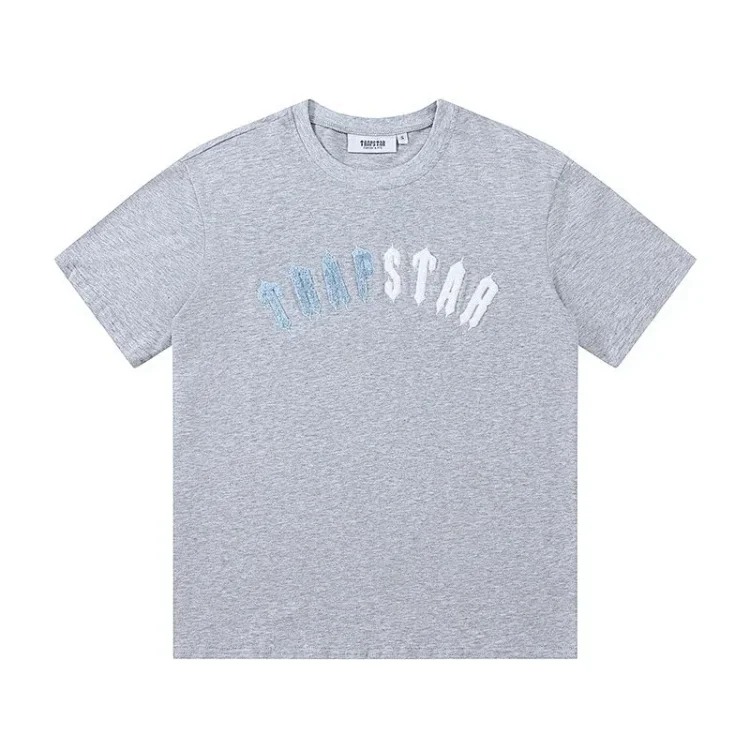 T a p rainbow letter gradient towel embroidered short-sleeved T-shirt
