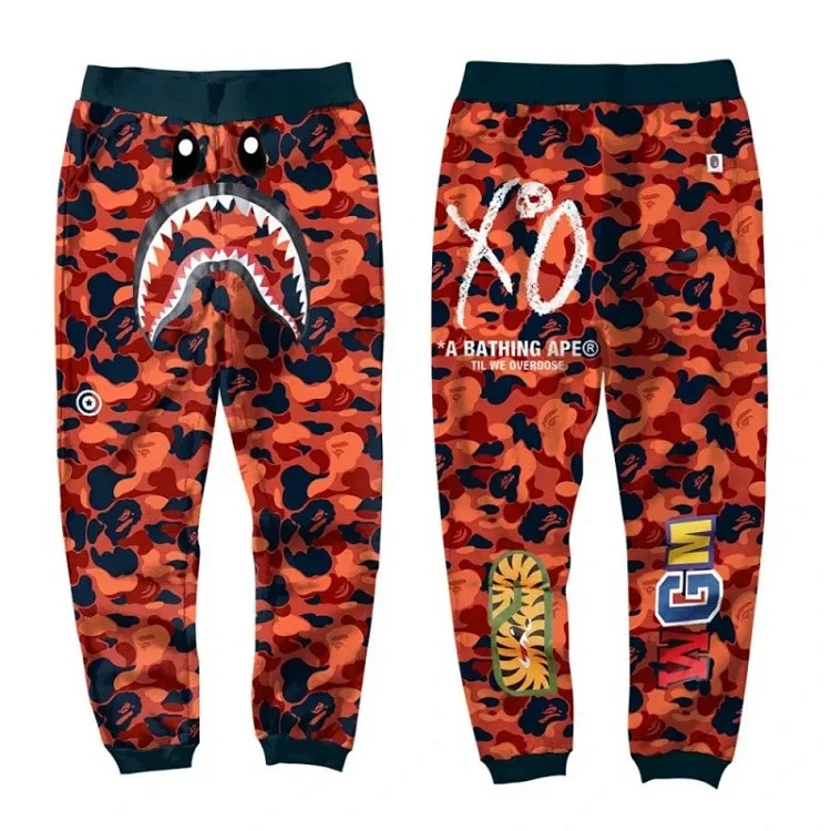BP trousers printed sweatpants casual sports trousers