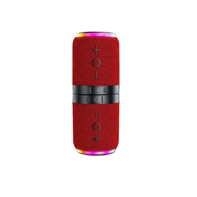 New cross-border hot-selling magnetic speaker two-in-one split portable Bluetooth speaker RGB fabric small speaker