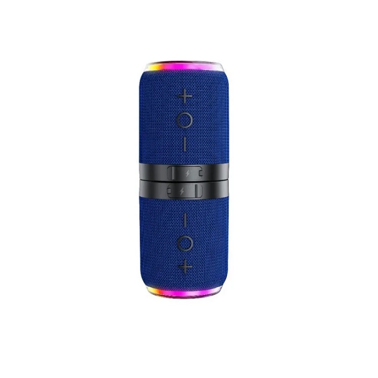 New cross-border hot-selling magnetic speaker two-in-one split portable Bluetooth speaker RGB fabric small speaker