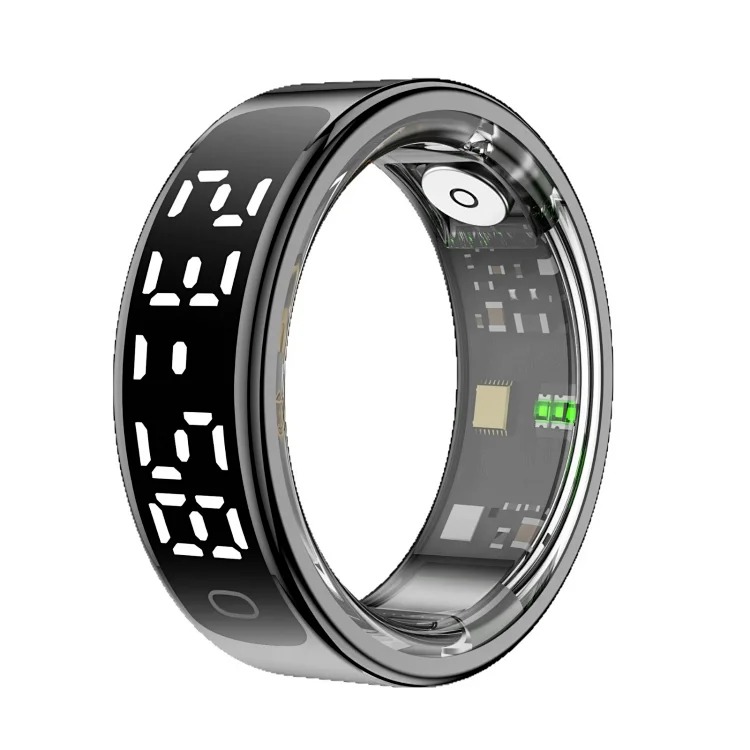 Cross-border new R13 smart ring with display, heart rate, blood oxygen, sleep, exercise, pedometer, waterproof, Bluetooth camera