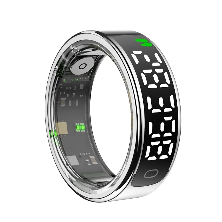 Cross-border new R13 smart ring with display, heart rate, blood oxygen, sleep, exercise, pedometer, waterproof, Bluetooth camera
