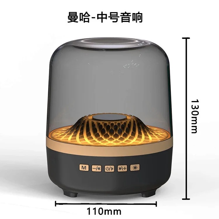 Cross-border subwoofer wireless bluetooth small speaker plug-in card computer large audio mini smart speaker outdoor audio