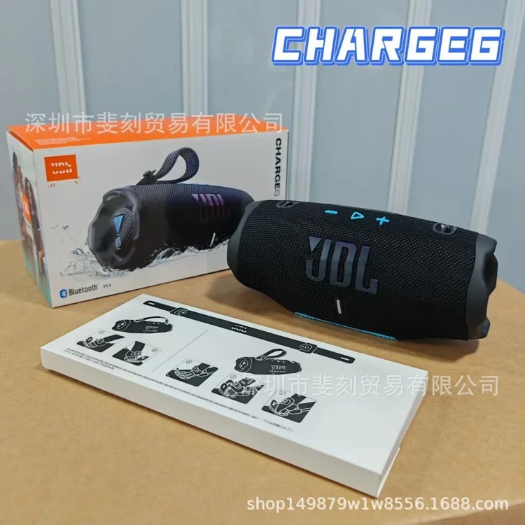 CHARGE6 Stamped Music Shockwave 6 Bluetooth Speaker Outdoor Portable Subwoofer Wireless Audio Hi Fi