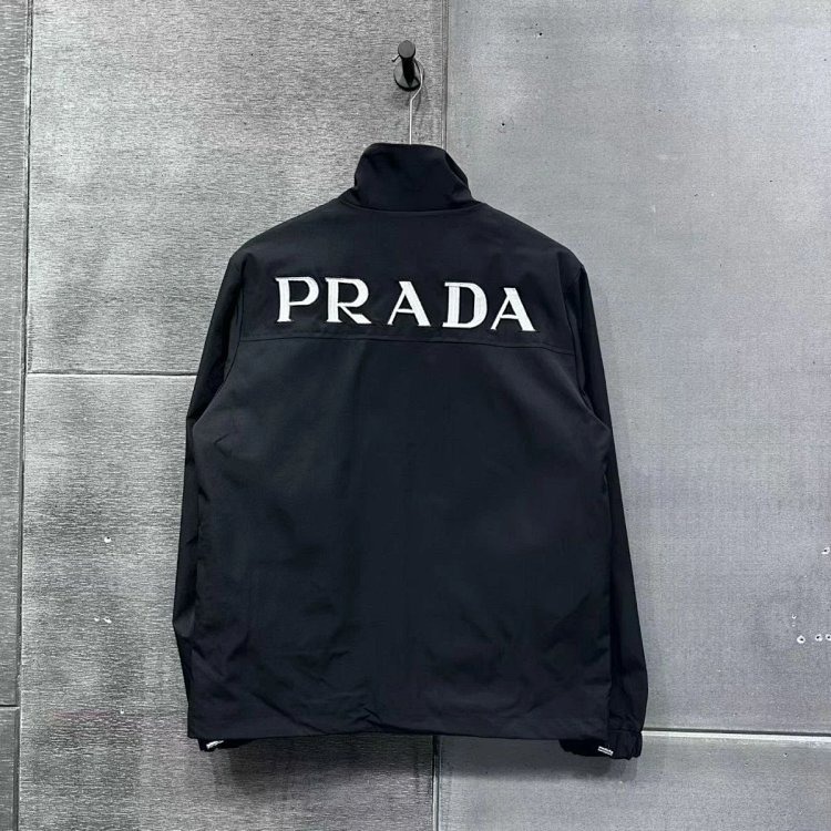 Prada light luxury jacket, top jacket, men's cardigan clothes