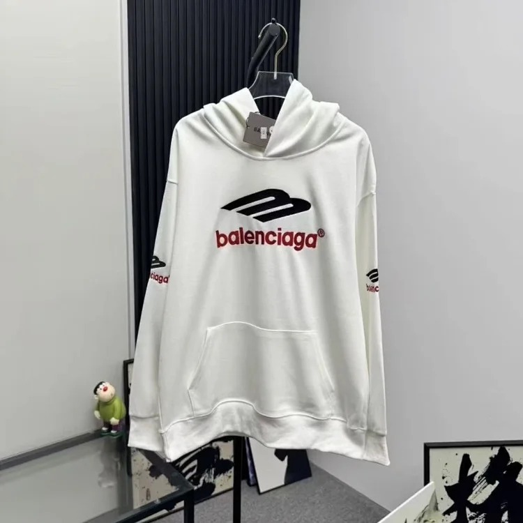 Balenciaga hooded sweatshirt light luxury jacket men and women same style top long sleeve