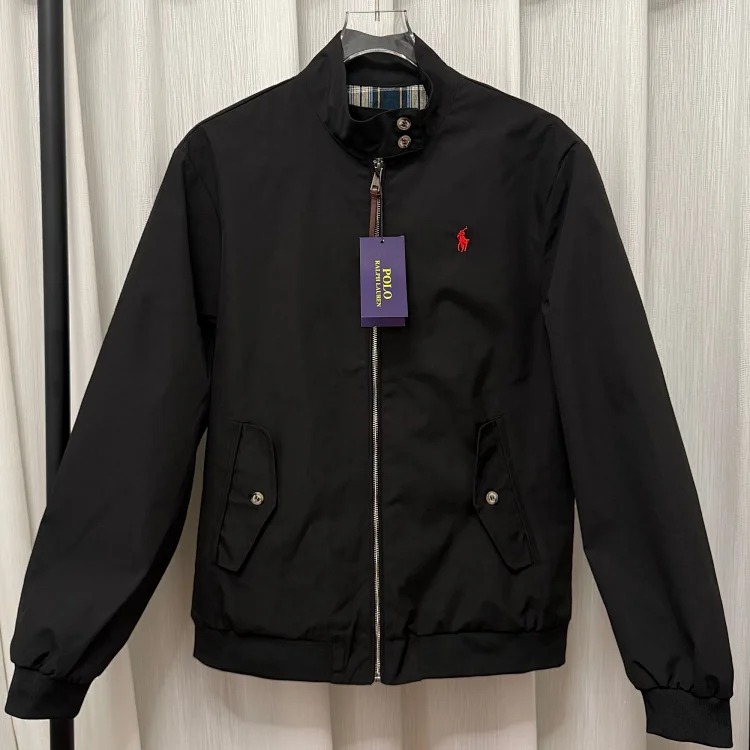 Ralph Lauren Jacket Ralph Classic Pony RL Embroidered Stand Collar American Men's Jacket Quality Men