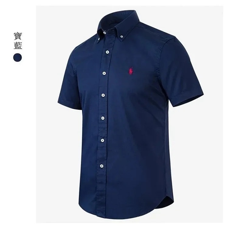 Ralph Lauren polo light luxury shirt pony men's shirt top short sleeve