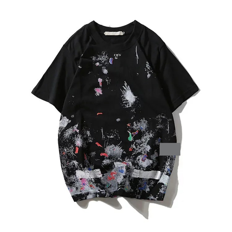 2020ss spring and summer European and American trendy brand off white starry sky camouflage letters 