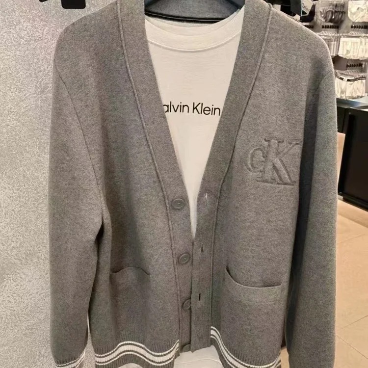 CK cardigan sweater versatile sweater