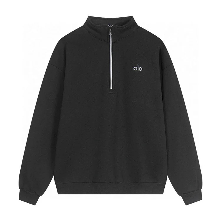 Heavyweight round neck hooded sweatshirt suit loose warm shirt zipper casual jacket for men and women
