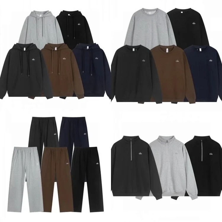 Heavyweight round neck hooded sweatshirt suit loose warm shirt zipper casual jacket for men and wome