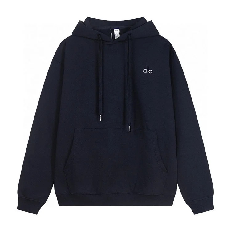 Heavyweight round neck hooded sweatshirt suit loose warm shirt zipper casual jacket for men and women