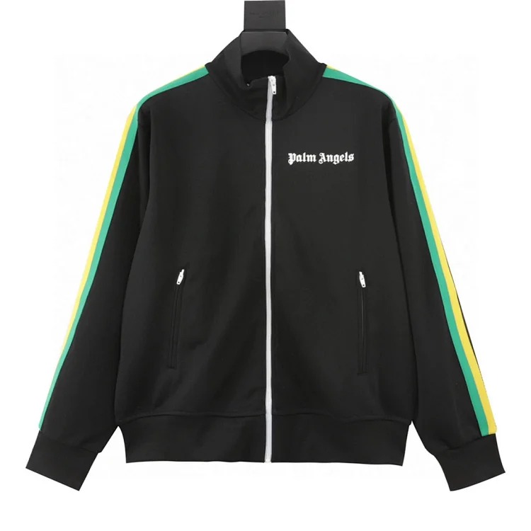 Pa classic rainbow webbing trousers. The fabric is made of custom-dyed polyester pique fabric. The f