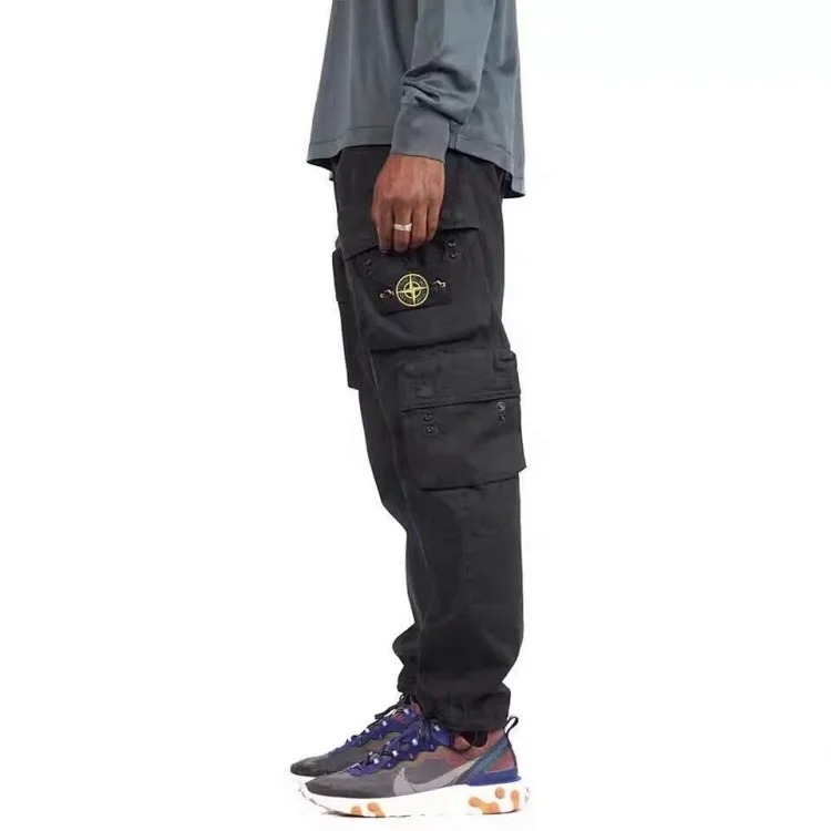 Cross-border stone STONEISLAGDS first four bags washable functional island side label casual men's and women's couple overalls