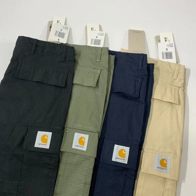 High-quality Kaha Car multi-pocket overalls casual straight long American retro mountain style Japan