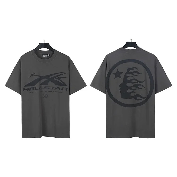 American trendy brand Hellstar Hellstar T-Shirt Hellstar washed printed short-sleeved T-shirt classic style