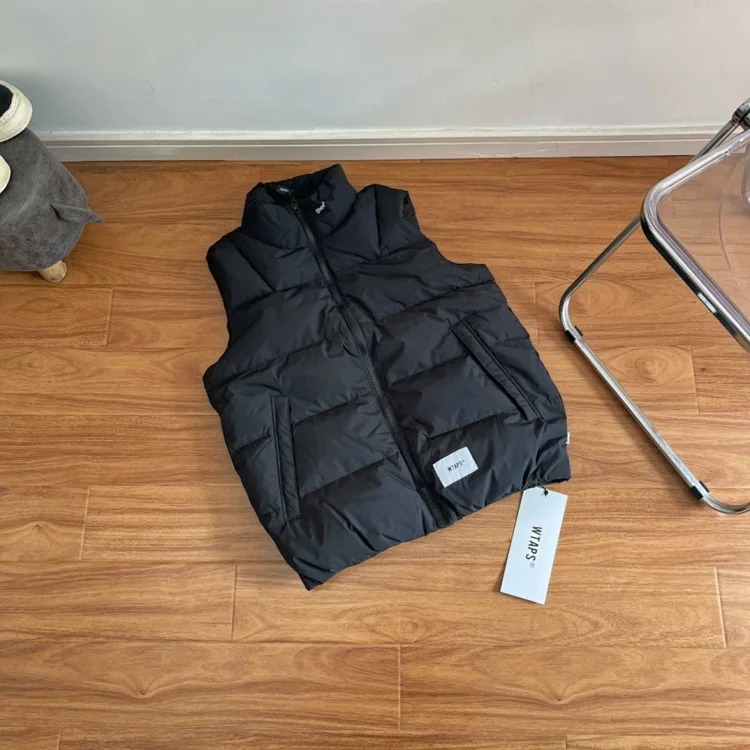 Cross-border foreign trade Wt@ps down vest Nishiyama Toru Japanese solid color warm outdoor windproof functional vest jacket