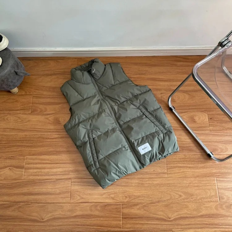 Cross-border foreign trade Wt@ps down vest Nishiyama Toru Japanese solid color warm outdoor windproof functional vest jacket