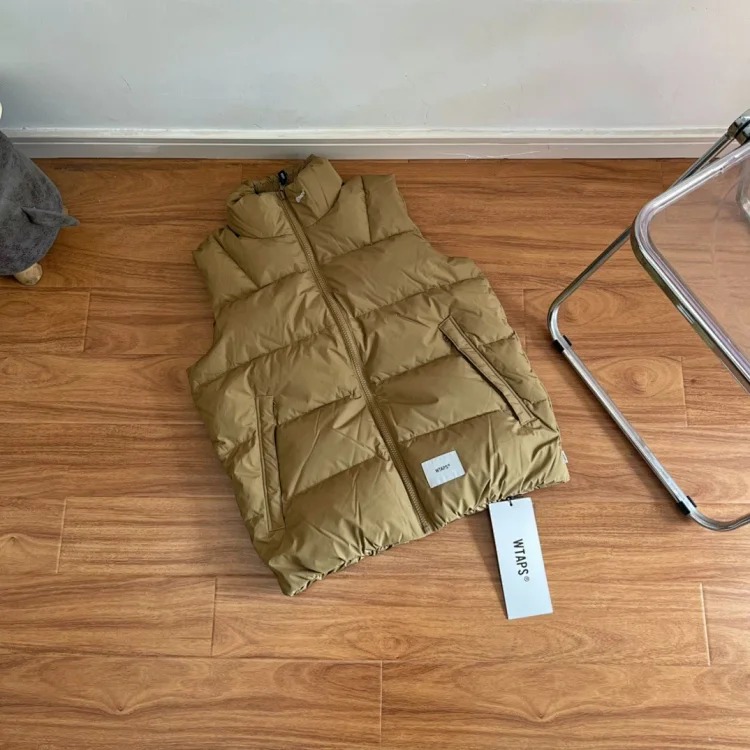 Cross-border foreign trade Wt@ps down vest Nishiyama Toru Japanese solid color warm outdoor windproof functional vest jacket