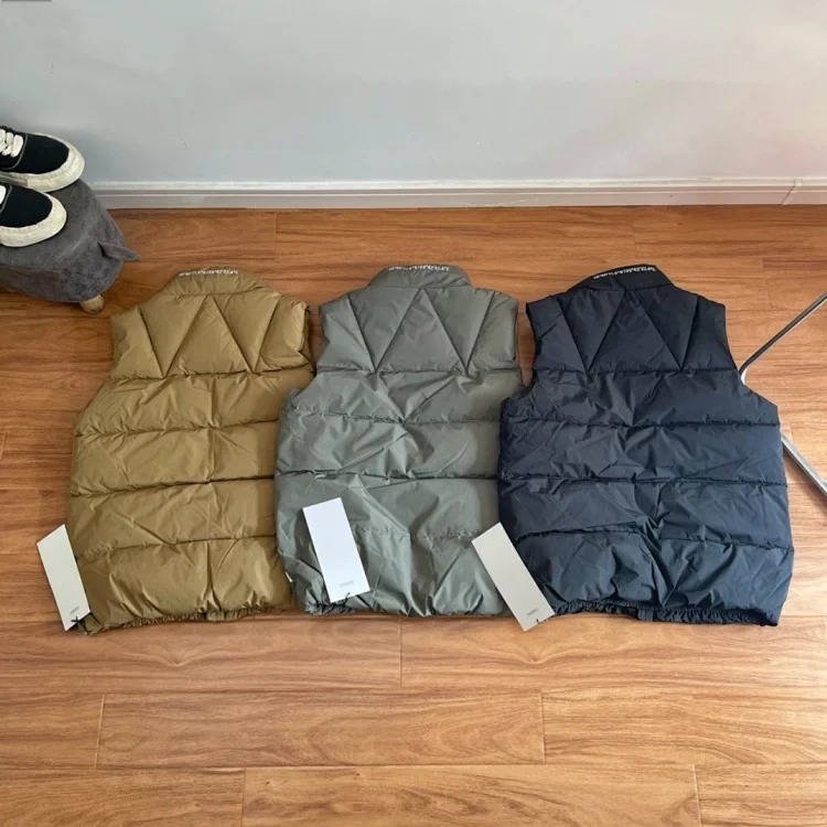 Cross-border foreign trade Wt@ps down vest Nishiyama Toru Japanese solid color warm outdoor windproof functional vest jacket
