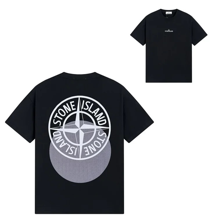 Sitong Island printed T-shirt short sleeves