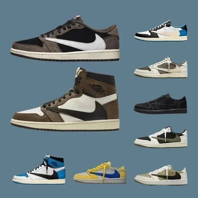 LJR Batch Jordan1s electric barb 3.0 white brown reverse mocha 4.0 black warrior 5.0 black green oli