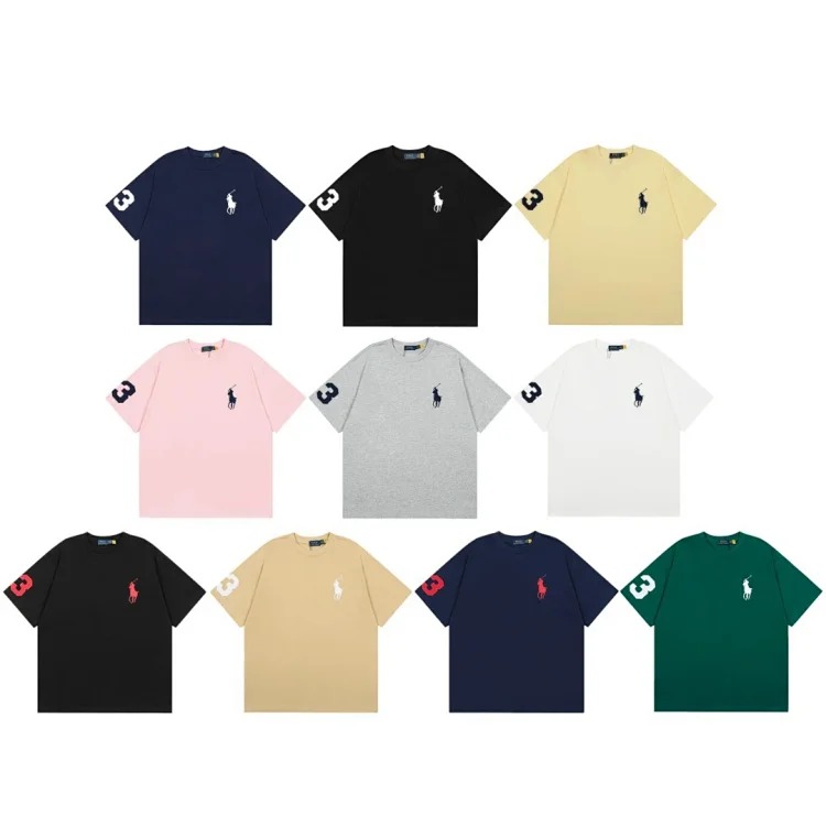 Paul marque short sleeve solid color round neck casual half sleeve versatile style for men and women