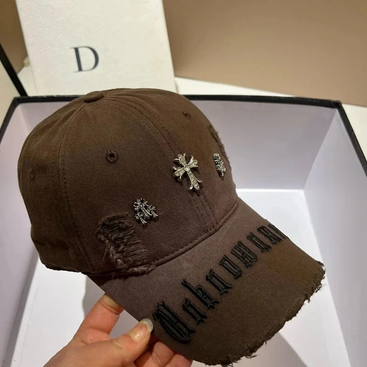 Personalized washed hole duck baseball cap