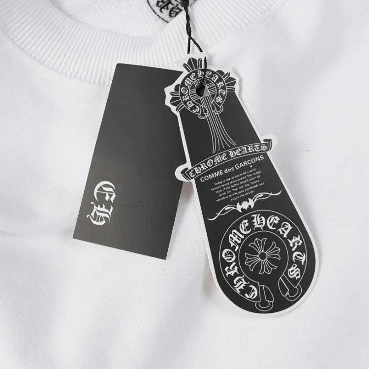 Horseshoe floral arm print round neck sweatshirt for men and women