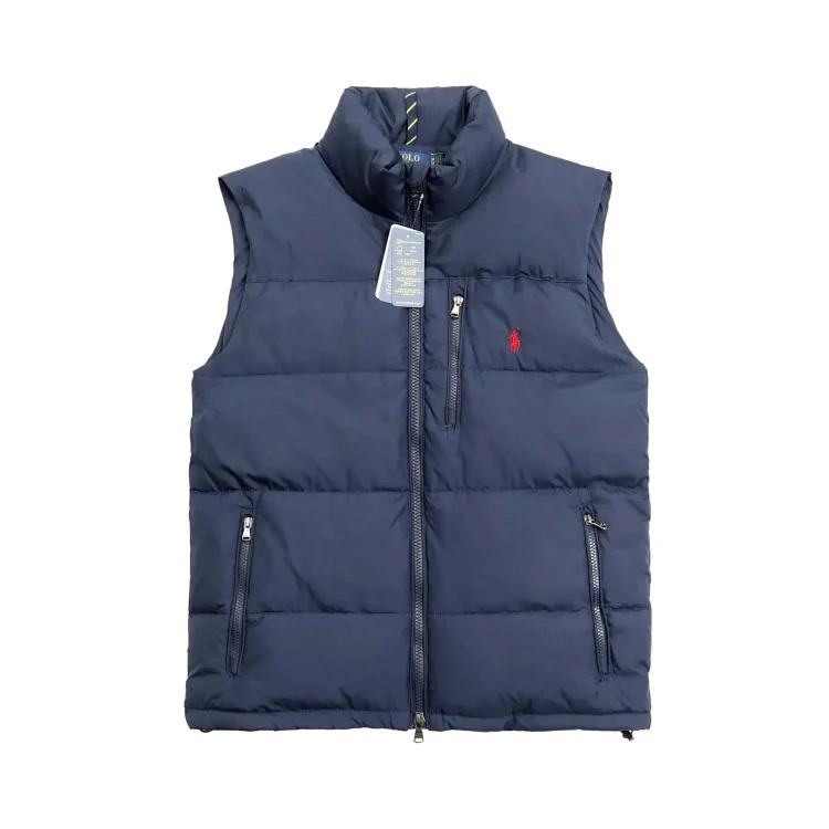 Ralph Lauren 2024ss classic water-proof down vest-original tag washed label