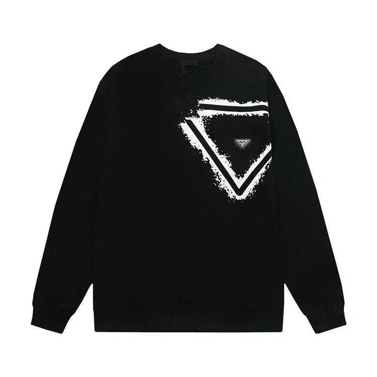 Correct version. Pulajia 24 series triangle label autumn and winter new Pujia high version men's and women's long-sleeved T-shirts and sweatshirts