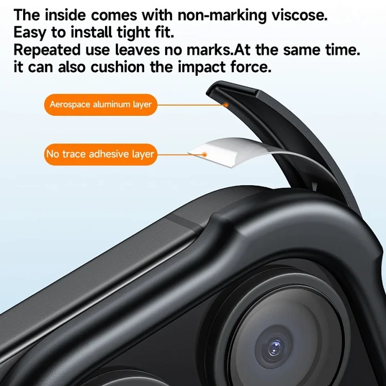 ARC PULSE mobile phone case suitable for iPhone13 14 15PLUS 16PROMAX 17AIR aluminum metal