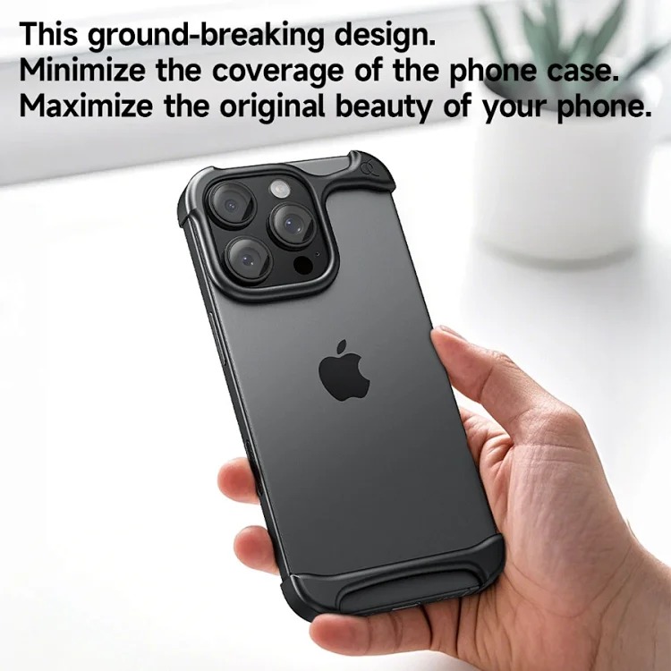 ARC PULSE mobile phone case suitable for iPhone13 14 15PLUS 16PROMAX 17AIR aluminum metal