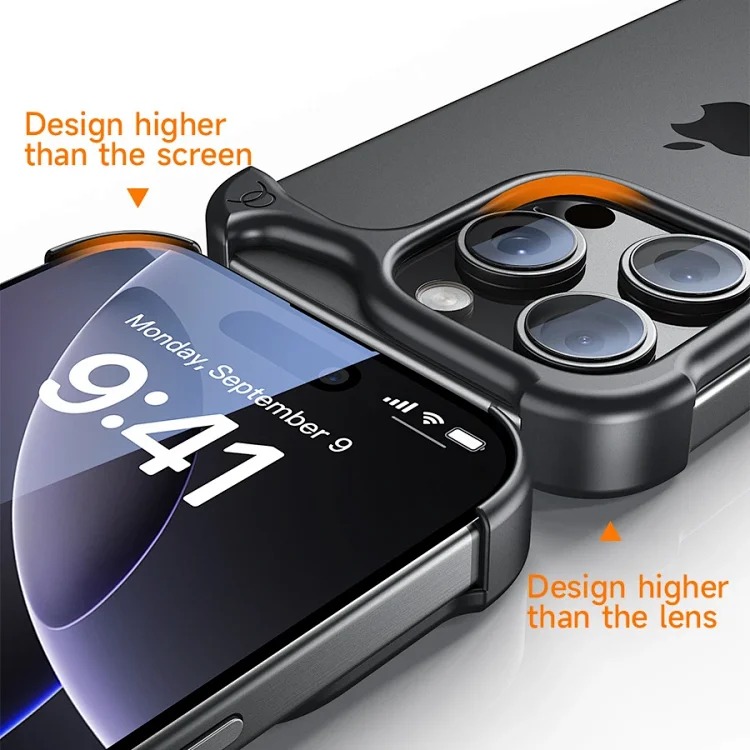 ARC PULSE mobile phone case suitable for iPhone13 14 15PLUS 16PROMAX 17AIR aluminum metal