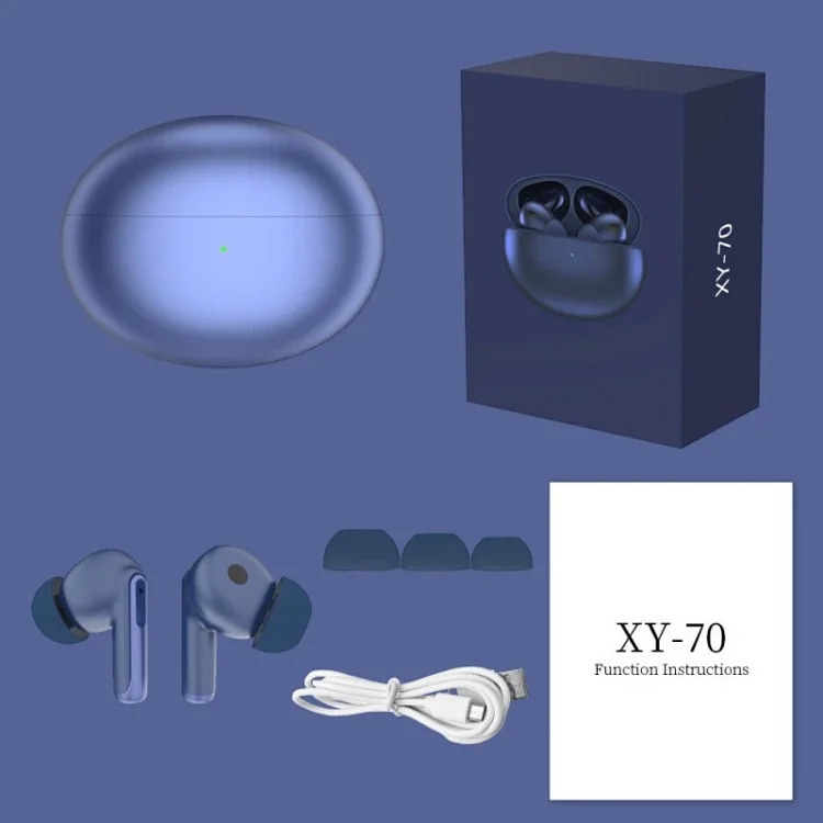 Cross-border popular Bluetooth headset xy70 new in-ear call noise reduction wireless Bluetooth headset sports headset