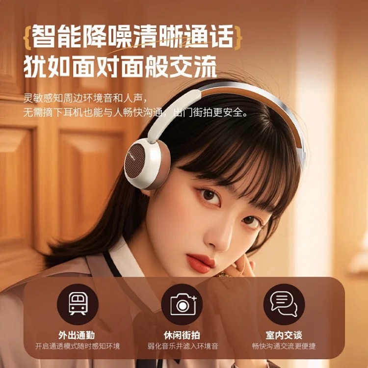 New Fashion Vintage Headphones