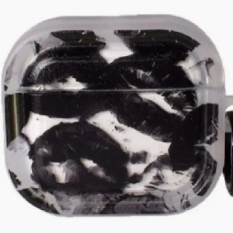 Suitable for airpods 4th generation silicone earphone shell protective cover leopard print lips Apple airpodsPro3 wireless