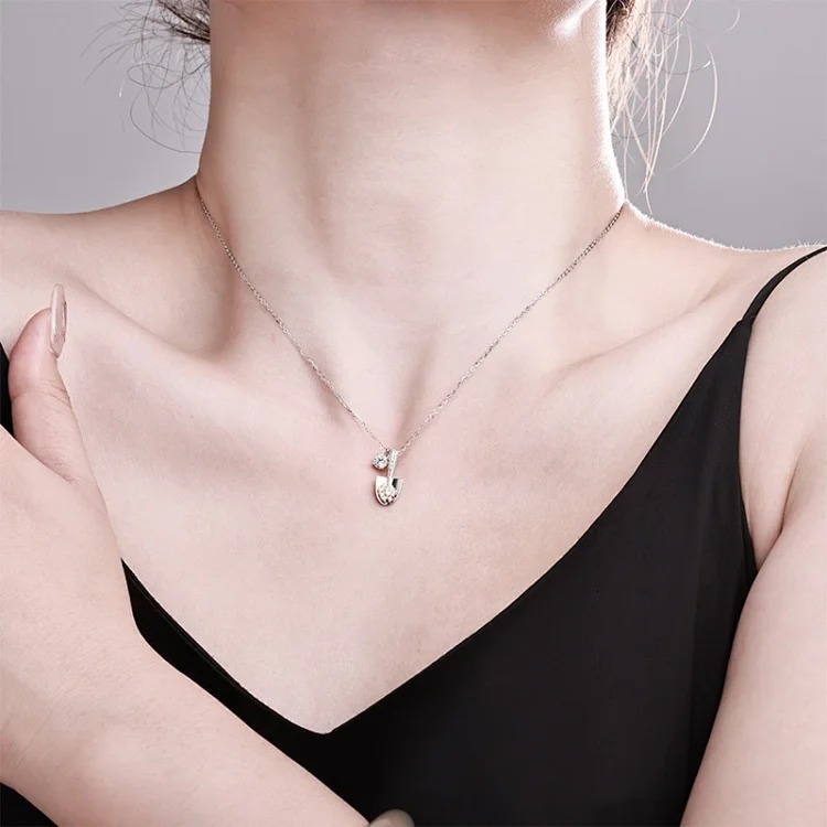 Luxury Premium Silver Gold Necklace