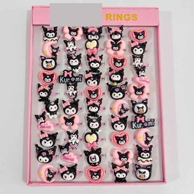 Cartoon Retro Matte Ring